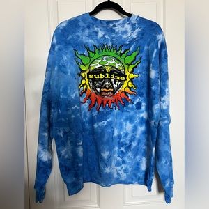 ☀️NWOT! Unisex Sublime Blue Tie Dye Sweatshirt